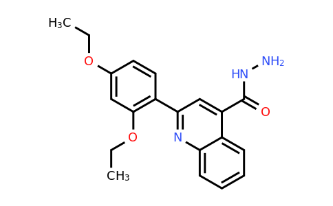 CAS 906789-68-2 | 2-(2,4-Diethoxyphenyl)quinoline-4-carbohydrazide