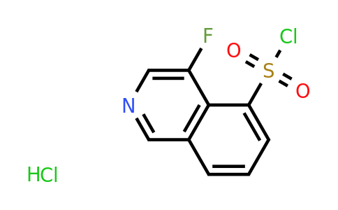 CAS 906820-08-4 | 4-fluoroisoquinoline-5-sulfonyl chloride hydrochloride