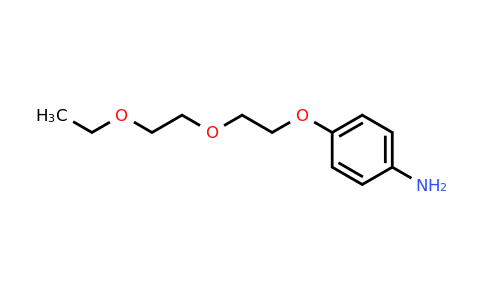 CAS 90688-48-5 | 4-(2-(2-Ethoxyethoxy)ethoxy)aniline