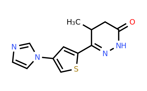 CAS 90697-57-7 | 6-[4-(1H-imidazol-1-yl)thiophen-2-yl]-5-methyl-2,3,4,5-tetrahydropyridazin-3-one