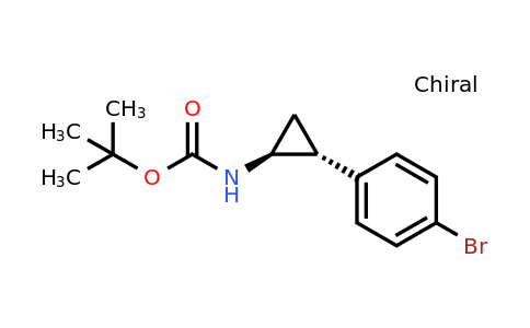 CAS 907196-11-6 | (1S,2R)-[2-(4-Bromo-phenyl)-cyclopropyl]-carbamic acid tert-butyl ester