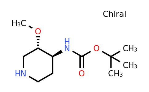 CAS 907544-19-8 | tert-butyl N-[(3S,4S)-3-methoxypiperidin-4-yl]carbamate