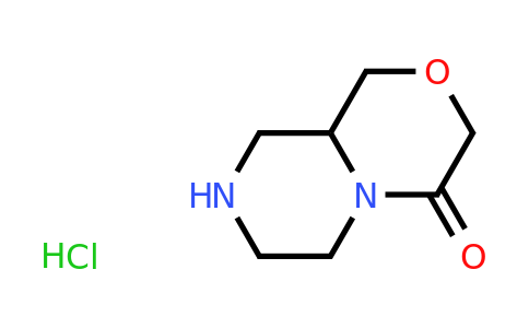 CAS 907611-38-5 | 1,6,7,8,9,9a-hexahydropyrazino[2,1-c][1,4]oxazin-4-one hydrochloride