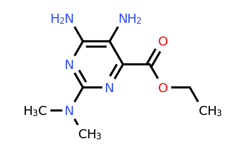 CAS 90769-45-2 | Ethyl 5,6-diamino-2-(dimethylamino)pyrimidine-4-carboxylate