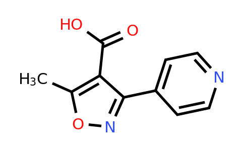 CAS 90771-23-6 | 5-methyl-3-(pyridin-4-yl)-1,2-oxazole-4-carboxylic acid