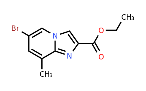 CAS 907945-82-8 | ethyl 6-bromo-8-methylimidazo[1,2-a]pyridine-2-carboxylate
