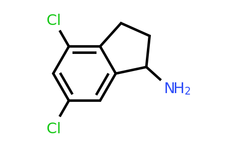 CAS 907973-35-7 | 4,6-Dichloro-2,3-dihydro-1H-inden-1-amine