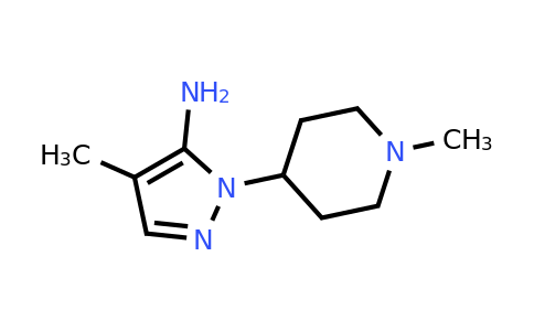CAS 907988-39-0 | 4-Methyl-1-(1-methylpiperidin-4-yl)-1H-pyrazol-5-amine