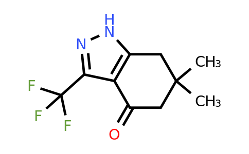 CAS 908111-34-2 | 6,6-Dimethyl-3-(trifluoromethyl)-6,7-dihydro-1H-indazol-4(5H)-one