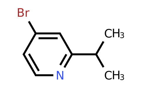 CAS 908267-63-0 | 4-bromo-2-(propan-2-yl)pyridine