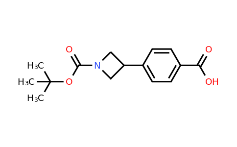 CAS 908334-10-1 | 4-(1-(tert-Butoxycarbonyl)azetidin-3-yl)benzoic acid