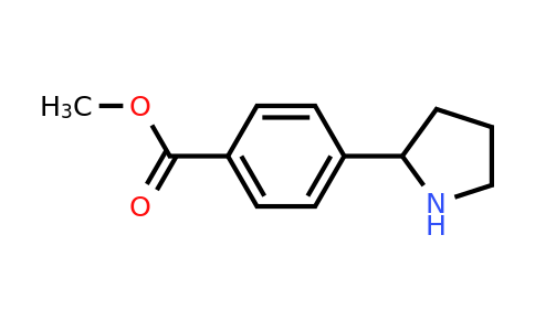 CAS 908334-13-4 | 4-Pyrrolidin-2-yl-benzoic acid methyl ester