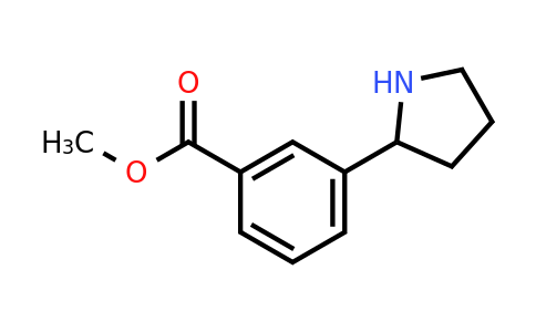 CAS 908334-14-5 | 3-Pyrrolidin-2-yl-benzoic acid methyl ester