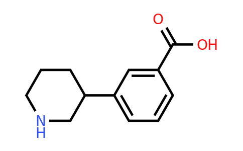 CAS 908334-18-9 | 3-(piperidin-3-yl)benzoic acid