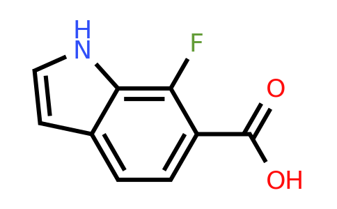 CAS 908600-75-9 | 7-Fluoro-1H-indole-6-carboxylic acid
