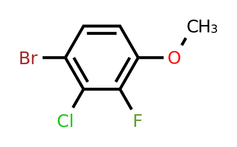 CAS 909122-27-6 | 1-bromo-2-chloro-3-fluoro-4-methoxybenzene