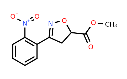 CAS 909129-22-2 | methyl 3-(2-nitrophenyl)-4,5-dihydro-1,2-oxazole-5-carboxylate