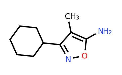 CAS 909132-90-7 | 3-cyclohexyl-4-methyl-1,2-oxazol-5-amine