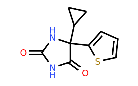 CAS 90915-53-0 | 5-cyclopropyl-5-(thiophen-2-yl)imidazolidine-2,4-dione