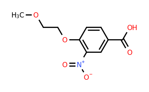 CAS 90923-45-8 | 4-(2-Methoxyethoxy)-3-nitrobenzoic acid