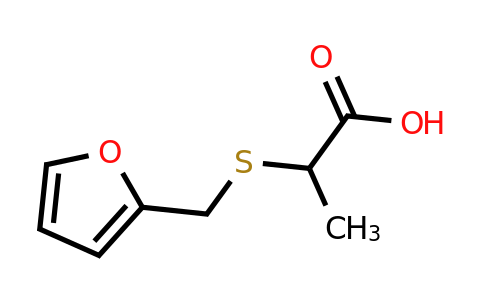 CAS 90953-98-3 | 2-((Furan-2-ylmethyl)thio)propanoic acid