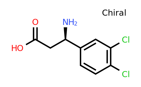 CAS 909709-44-0 | (3R)-3-Amino-3-(3,4-dichlorophenyl)propanoic acid