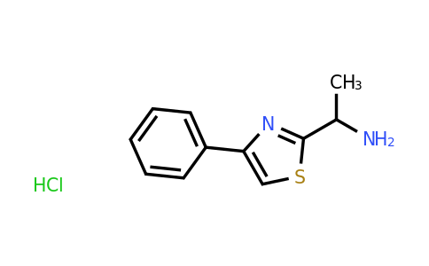 CAS 909886-12-0 | 1-(4-Phenyl-1,3-thiazol-2-yl)ethan-1-amine hydrochloride