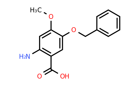 CAS 909912-09-0 | 2-Amino-5-(benzyloxy)-4-methoxybenzoic acid