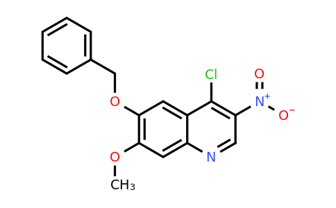 CAS 909912-12-5 | 6-(Benzyloxy)-4-chloro-7-methoxy-3-nitroquinoline