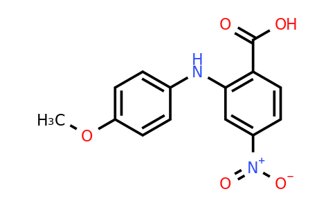 CAS 91-42-9 | 2-((4-Methoxyphenyl)amino)-4-nitrobenzoic acid