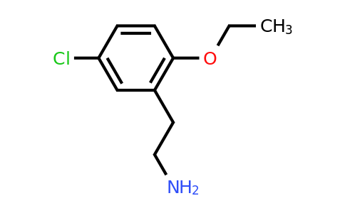 CAS 910380-95-9 | 2-(5-chloro-2-ethoxyphenyl)ethan-1-amine