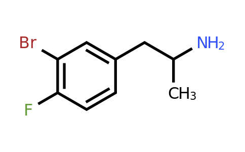 CAS 910383-85-6 | 1-(3-bromo-4-fluorophenyl)propan-2-amine