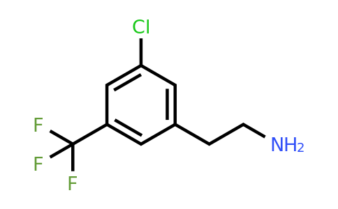 CAS 910394-80-8 | 2-[3-Chloro-5-(trifluoromethyl)phenyl]ethanamine