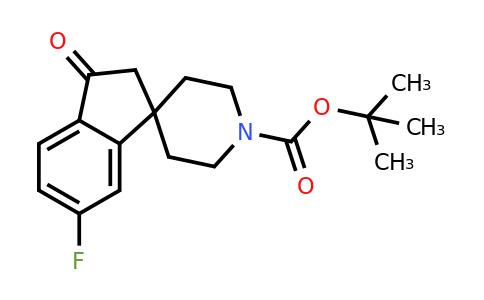 CAS 910442-55-6 | tert-Butyl 3-oxo-6-fluoro-2,3-dihydrospiro[indene-1,4'-piperidine]-1'-carboxylate