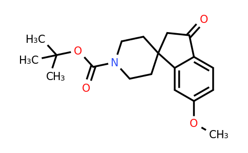 CAS 910442-59-0 | tert-Butyl 3-oxo-6-methoxy-2,3-dihydrospiro[indene-1,4'-piperidine]-1'-carboxylate