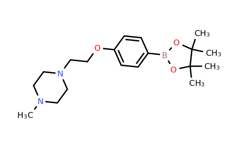 CAS 910462-34-9 | 1-methyl-4-{2-[4-(tetramethyl-1,3,2-dioxaborolan-2-yl)phenoxy]ethyl}piperazine