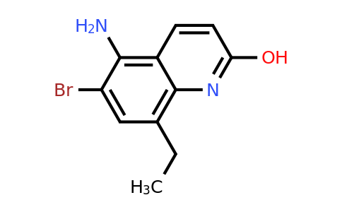 CAS 91065-62-2 | 5-Amino-6-bromo-8-ethylquinolin-2-ol