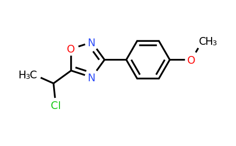 CAS 91066-38-5 | 5-(1-chloroethyl)-3-(4-methoxyphenyl)-1,2,4-oxadiazole