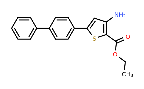 CAS 91076-98-1 | ethyl 3-amino-5-{[1,1'-biphenyl]-4-yl}thiophene-2-carboxylate