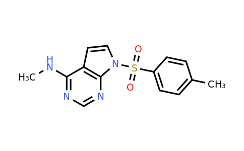 CAS 910789-32-1 | N-methyl-7-(4-methylbenzenesulfonyl)-7H-pyrrolo[2,3-d]pyrimidin-4-amine