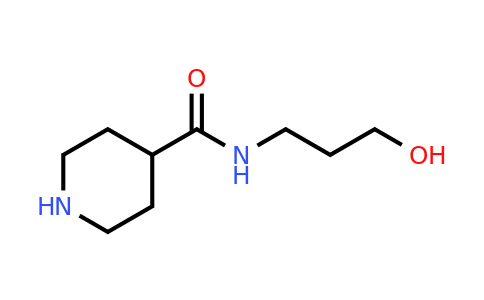 CAS 91086-34-9 | N-(3-Hydroxypropyl)piperidine-4-carboxamide
