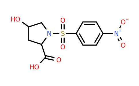 CAS 91088-77-6 | 4-hydroxy-1-(4-nitrobenzenesulfonyl)pyrrolidine-2-carboxylic acid