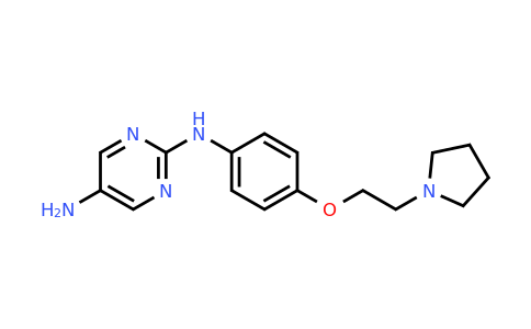 CAS 910904-67-5 | N2-(4-(2-(Pyrrolidin-1-yl)ethoxy)phenyl)pyrimidine-2,5-diamine