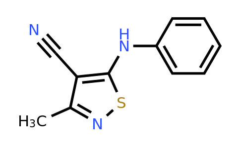 CAS 91093-88-8 | 3-methyl-5-(phenylamino)-1,2-thiazole-4-carbonitrile