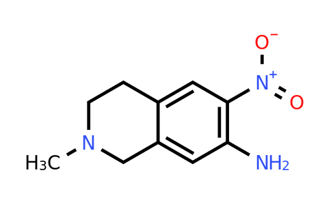CAS 911300-58-8 | 2-Methyl-6-nitro-1,2,3,4-tetrahydroisoquinolin-7-amine