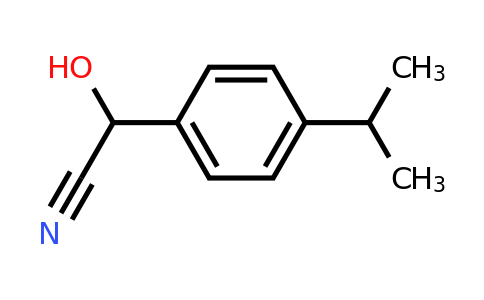 CAS 91132-18-2 | 2-hydroxy-2-[4-(propan-2-yl)phenyl]acetonitrile