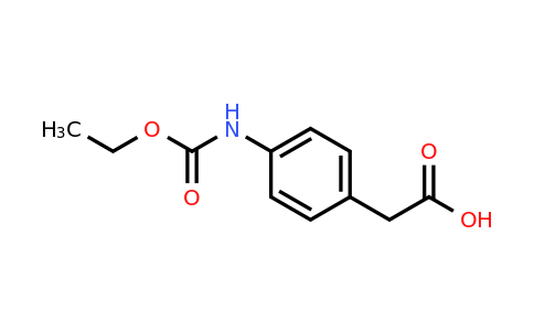 CAS 91134-09-7 | 2-(4-((Ethoxycarbonyl)amino)phenyl)acetic acid