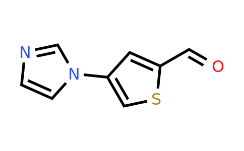 CAS 91163-89-2 | 4-(1H-imidazol-1-yl)thiophene-2-carbaldehyde
