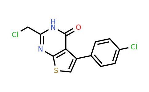 CAS 91225-69-3 | 2-(chloromethyl)-5-(4-chlorophenyl)-3H,4H-thieno[2,3-d]pyrimidin-4-one