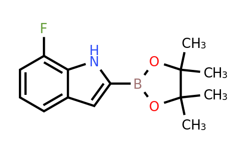 CAS 912331-75-0 | 7-Fluoro-2-(4,4,5,5-tetramethyl-1,3,2-dioxaborolan-2-YL)-1H-indole